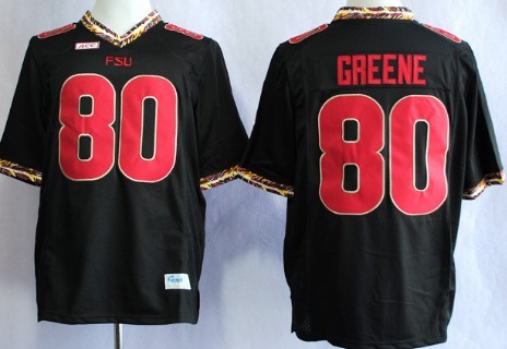 Florida State Seminoles #80 Rashad Greene 2013 Black Jerseys